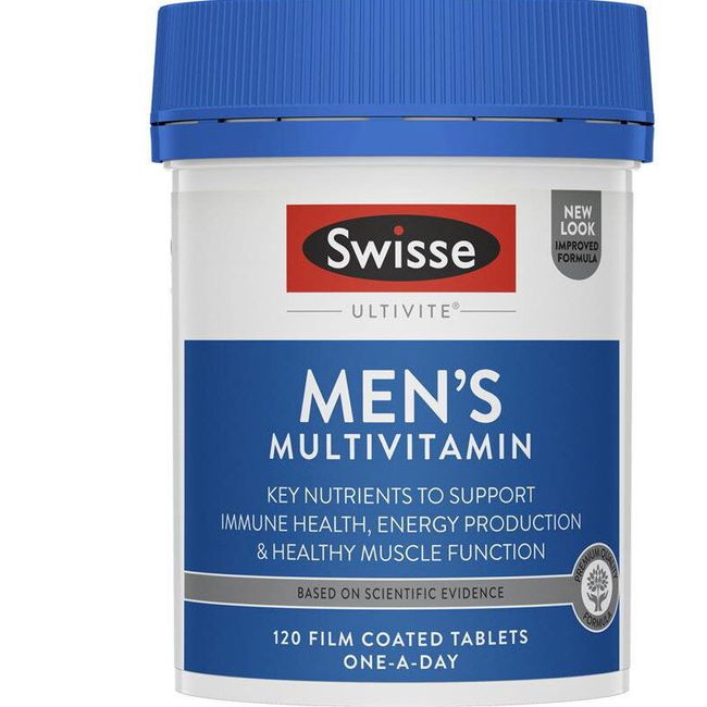 NEW Swisse Ultivite Men's Multivitamin 120 Tablets Mens Multi Vitamin