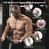 EVMT Compact 15 Inch Pulldown Bar. Essential Home Gym Equipment for Cable Machine. Durable LAT Pulldown Attachments and Tricep Pull Down Attachment. Ideal Home Gym Accessory.