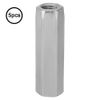 5pcs Long Rod Nut Carbon Steel Hex Coupling Nuts Hexagonal Sleeve Nut M10 Threaded Fasteners (M10x50)