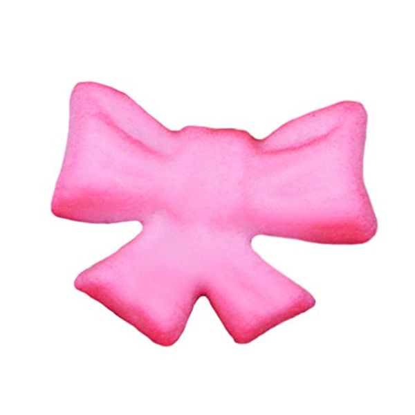 Item#37957 - Pink Bows Molded Sugar Cake/Cupcake Decorations - 12 ct