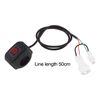 EMSea Headlight Power Self-Locking Switch Replacement Compatible with Surron Light Bee Electric Motorcycle Head Light Switch IP65 Red