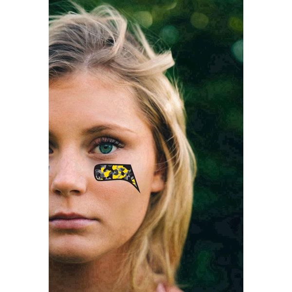 BLSTK Sports Eye Black Temporary Tattoos