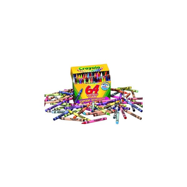 Crayola - 64 PASTELLI A CERA -