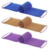 3 Pieces African Net Sponge with Handles Long African Exfoliating Net Washcloth Bath Sponge Net Cloth Wash Net Body Back Scrubber for Shower Loofah