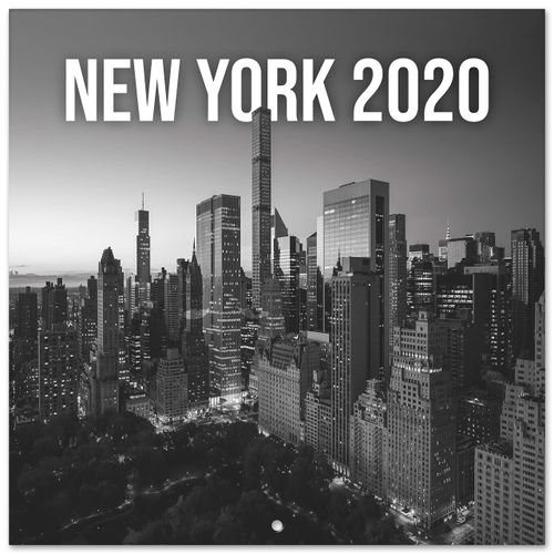 ERIK - New York B/White 2020 Wall Calendar, 16 Months, 30 x 30cm