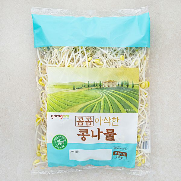 Gomgom Crunchy Bean Sprouts, 300g, 1 Pack