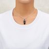 Philip Jones Black Onyx Genuine Gemstone Necklace