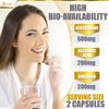 Young+ Glutathione antioxidante Supplement for Immune Support, Glutation Antioxidante, Skin Whitening Pills, and Overall Wellness with 1000mg, 60 Counts per Serving.