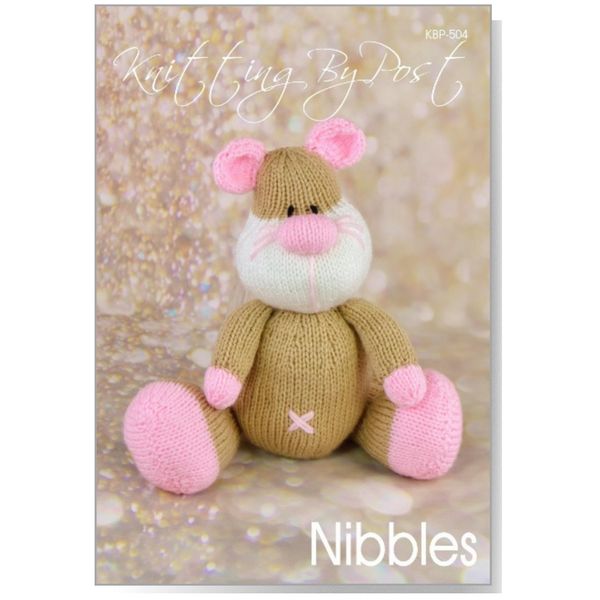 Knitting by Post Knitting Pattern Leaflet for Nibbles The Mouse from Animal Soft Toy A5 Leaflet