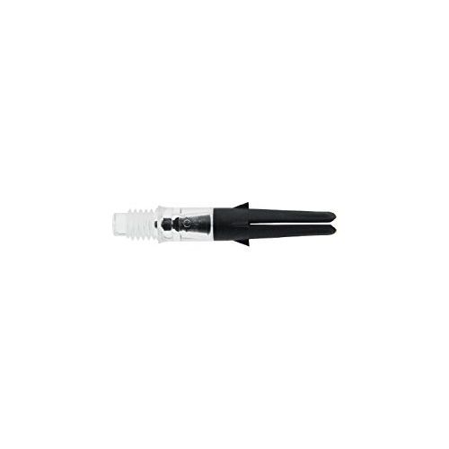 L-Style Dart Shafts: L-Shaft Carbon Silent - Spinning Dart Shafts Carbon Fiber - Clear 130 (Extra Short)