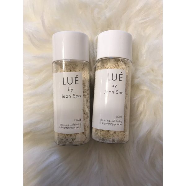 2 New ERASE Exfoliating Cleansing Brightening Powder Lue by Jean Seo