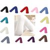 Amigozone Plain Polycotton Back & Neck Support V Shaped Pillowcase Orthopedic/Pregnency/Nursing Pillow Case (Grey)