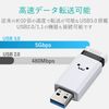 Elecom MF-PKU3032GWHF USB Memory, 32 GB, USB 3.1 & USB 3.0, Retractable Type, White