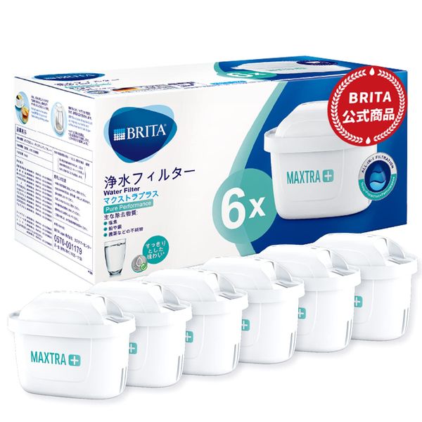 Brita Maxtra Plus Pure Performance Replacement Cartridge, Set of 6