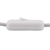 ElekTek Low Profile in-Line Torpedo Switch 2 Amp Double Pole Use 2 or 3 Core Flex White