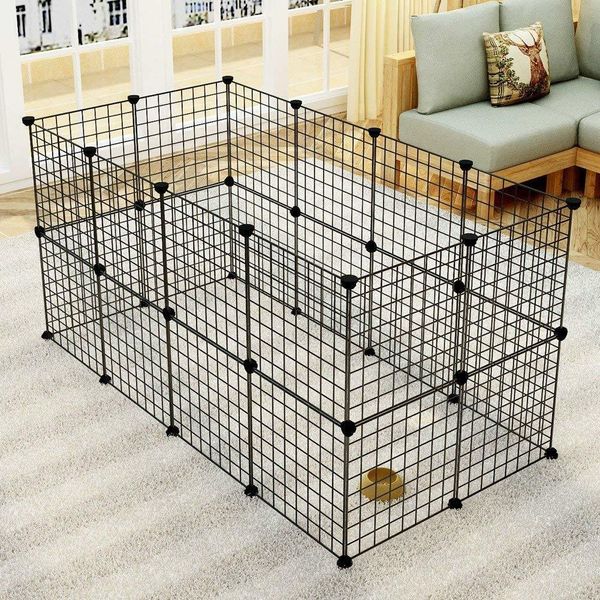 32 X Portable Pet Playpen Puppy Dog Fences Gate Home Indoor Outdoor Exercise