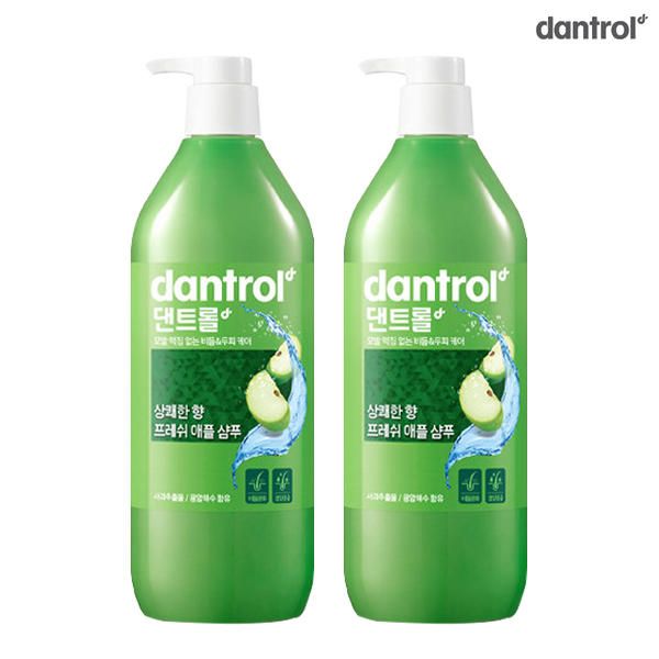 Dantrol Refreshing Scent Fresh Apple Shampoo 820mlx2 Dandruff Scalp Sebum Care Large Capacity