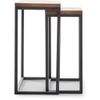 ClickDecor Parker Nesting End Table Set Brown
