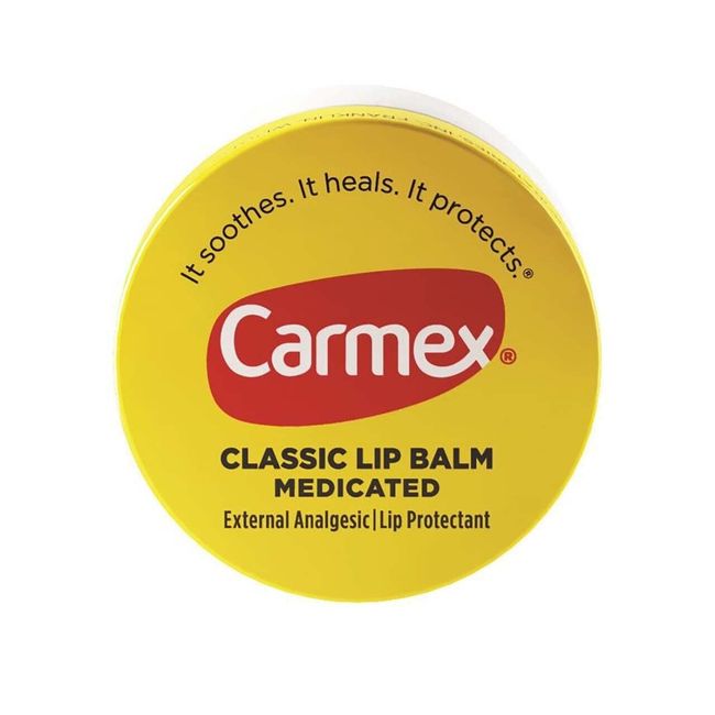 Carmex Lip Balm Medicated Triple Force Formula Jar 0.25 oz 2-JARS