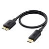 Cable Matters USB Type C Micro B Converter Cable 5 Gbps Micro B 9 Pin 0.3m External HDD USB Type C Micro USB Converter Cable USB C Micro B Converter Cable Black