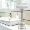 Adjustable Shaving Razor Set, Men'sLong Handle Stainless Shaver Razor RZ700 (Razor Ver.B Set)