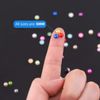 Glarks 2880pcs Flat Back Half Round Cabochon Beads Flatback 6mm 24 Colors