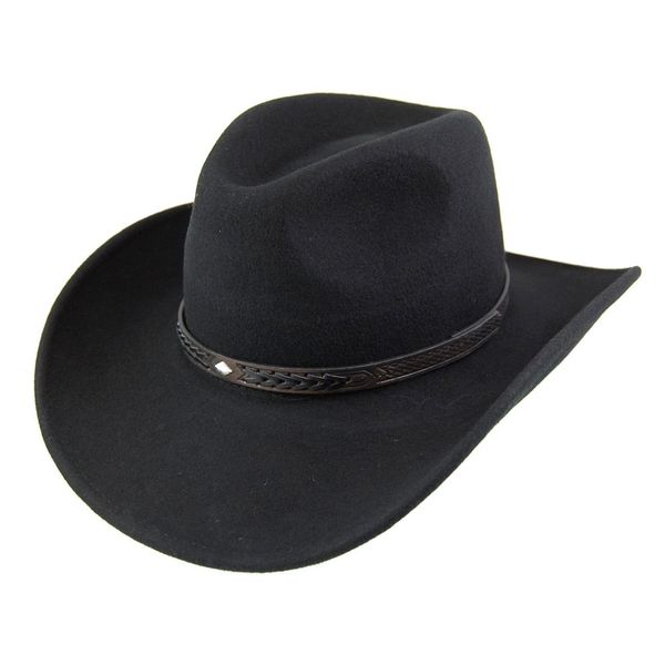 Jaxon & James Comanche Cowboy Hat - Black M