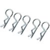 Absima 2440013 Body Clips, Silver