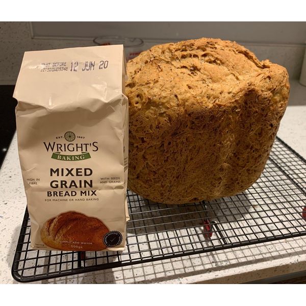 Wright's | Mixed Grain Bread Mix 10X500g | For Machine or Hand Baking | High in Fibre | With Seeds and Grains | Suitable for Vegetarians (NP)