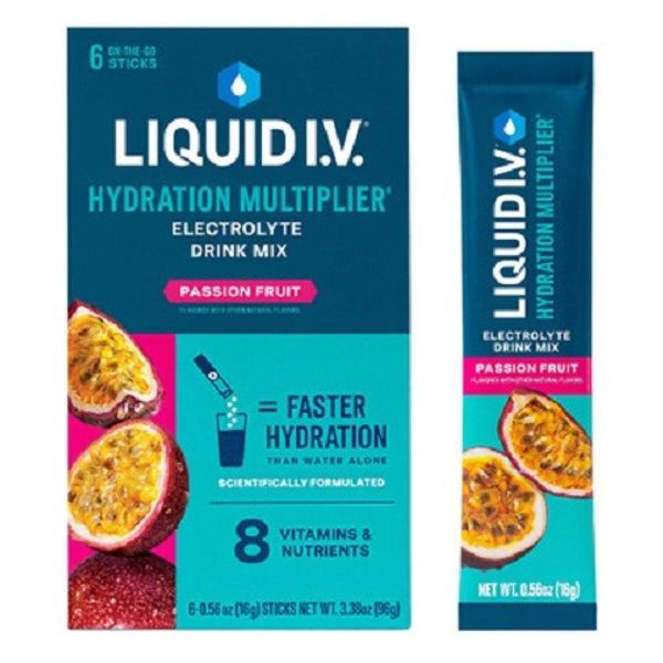 Liquid I.V. Hydration Multiplier Electrolyte Drink Mix Passionfruit