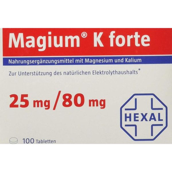 Germany direct purchase Magium K Forte Tablets 100 Pack