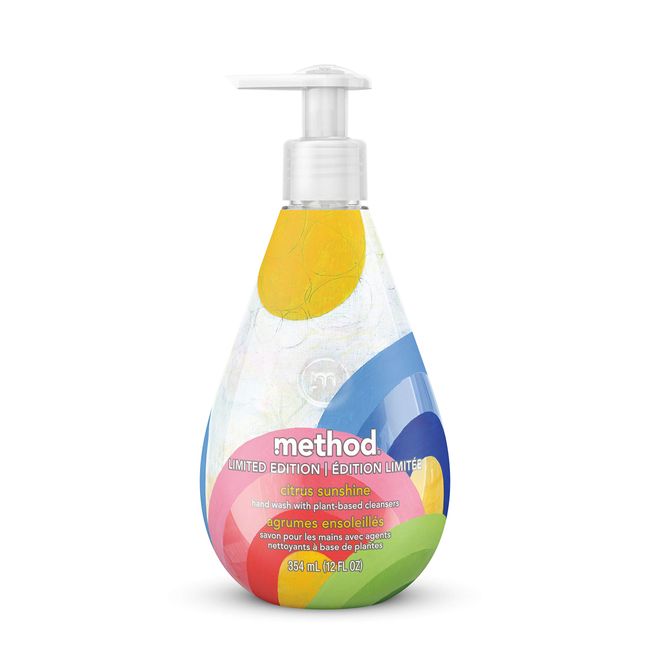 Method Limited Edition Gel Hand Wash, Citrus Sunshine, 12 Ounces