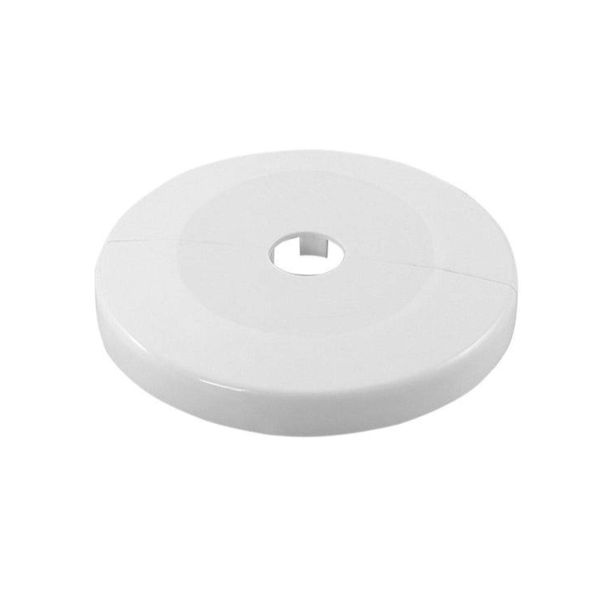 tecuro Hinge rosette diameter 49 mm x diameter 130 mm x 23 mm - plastic ABS white
