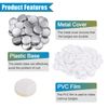 Sourcing Map 120 Set 25mm 0.98 Inch Blank Pin Back Buttons - Parts for Button Maker Machine