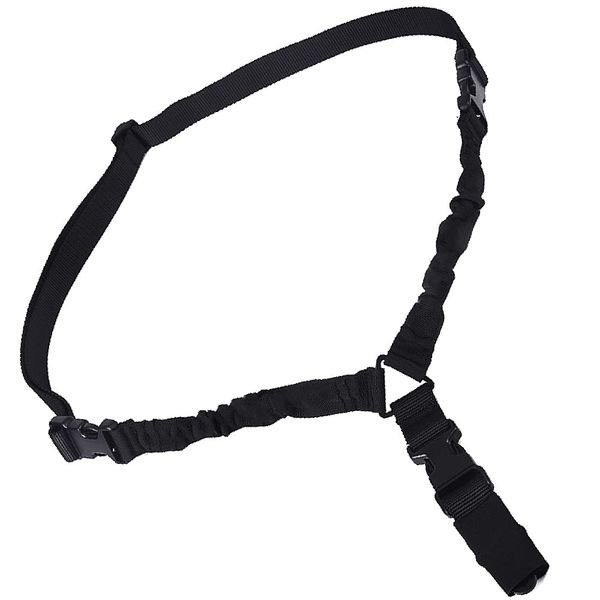 shttown Survival Game Sling, Easy to Install, Both Hands Free, Supports 1 Point, Tactical Sling, Military, Lightweight, 3 Colors (Black)