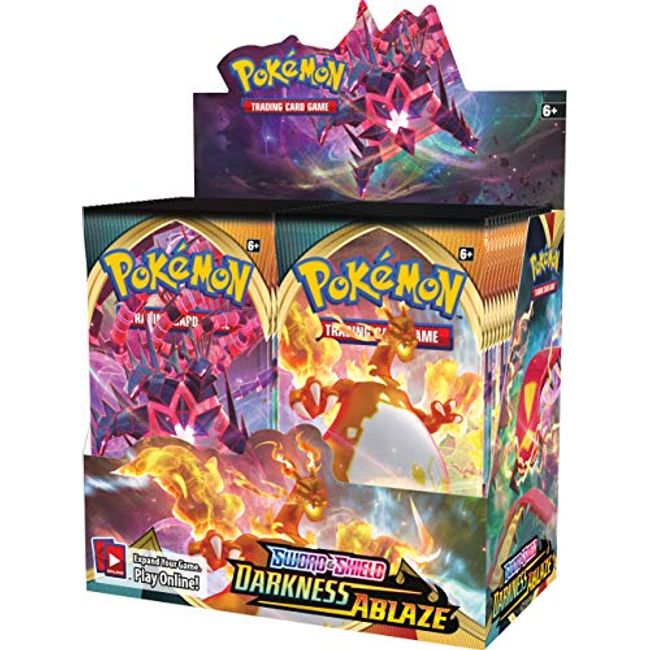 Pokemon TCG: Sword & Shield Darkness Ablaze Booster Box, Multi (174-81712), Third Party, Booster Display