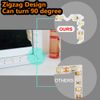 SANSUN LED Vanity Mirror Lights for Makeup Dressing Table Vanity Set, Zigzag 4m Flexible LED Strip Light, Non-Dimmable (Mirror Not Include)