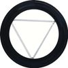 Wolfpack 22010905 Ceiling Light Faceplate Stove Black 110 mm