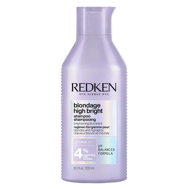 Redken | Haarshampoo für blondes Haar, Aufhellende Wirkung, Mit Vitamin C, Color Extend Blondage High Bright Shampoo, 1 x 300 ml