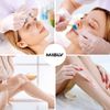 Mibly 4 Style Assorted Wooden Wax Sticks - for Body Legs Face and Small Medium Large Sizes Eyebrow Waxing Applicator Spatulas for Hair Removal or Wood Craft Sticks
