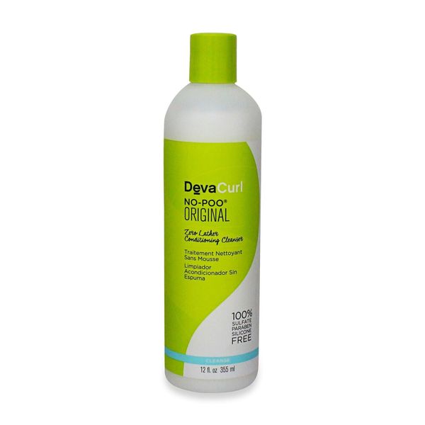 DevaCurl No-Poo Original Zero Lather Conditioning Cleanser 12 oz 2-PACK