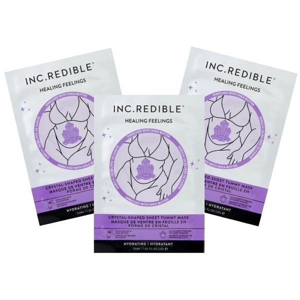 Incredible Healing Feelings Crystal Shaped Sheet Tummy Mask (3 Pack)