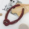 Bocar Seed Beads Multilayer Chunky Bib Statement Knot Necklace (NK-10316-wine)