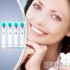 Glamza 4 Replacement White Compatible Oral Toothpaste Heads Professional Dental Care