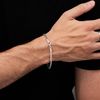 Treasure Bay Womens 3.5mm Solid 925 Silver Box Chain Bracelet (21.5)