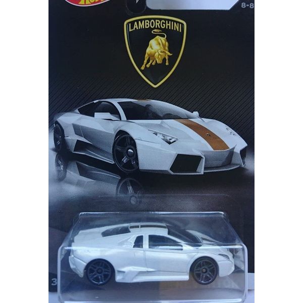 Hot Wheels 2017 Lamborghini Series Replacement for Lamborghini Reventon 8/8, White