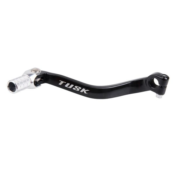 Tusk Folding Shift Lever Black/Silver Tip for Suzuki DR-Z 400E 2000-2007