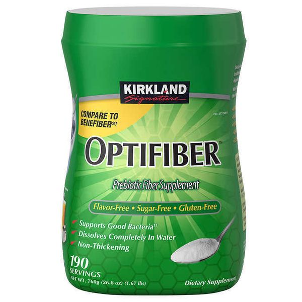 Kirkland Signature  OPTIFIBER Natural Fiber 26.8 Oz  190 servings exp: 11/2024