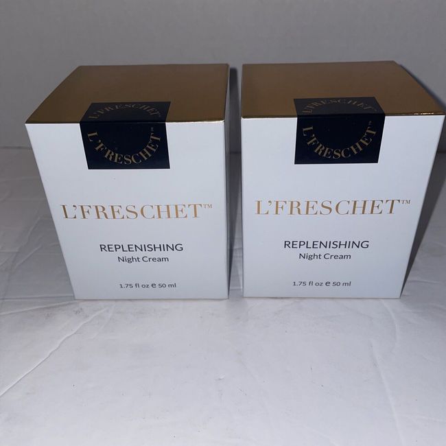 Lot Of 2 L'Freschet Replenishing Night Cream 1/75 fl. oz. NEW IN BOX Free SnH