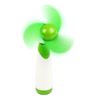 TRIXES Handheld Soft Blade Fan Green Adjustable Head